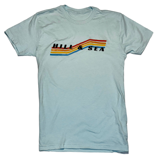 Ice Blue Retro Vibes T-Shirt