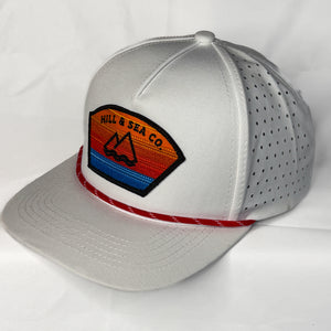 The Birdie Performance Rope Hat - White