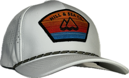 The Birdie Performance Rope Hat - White